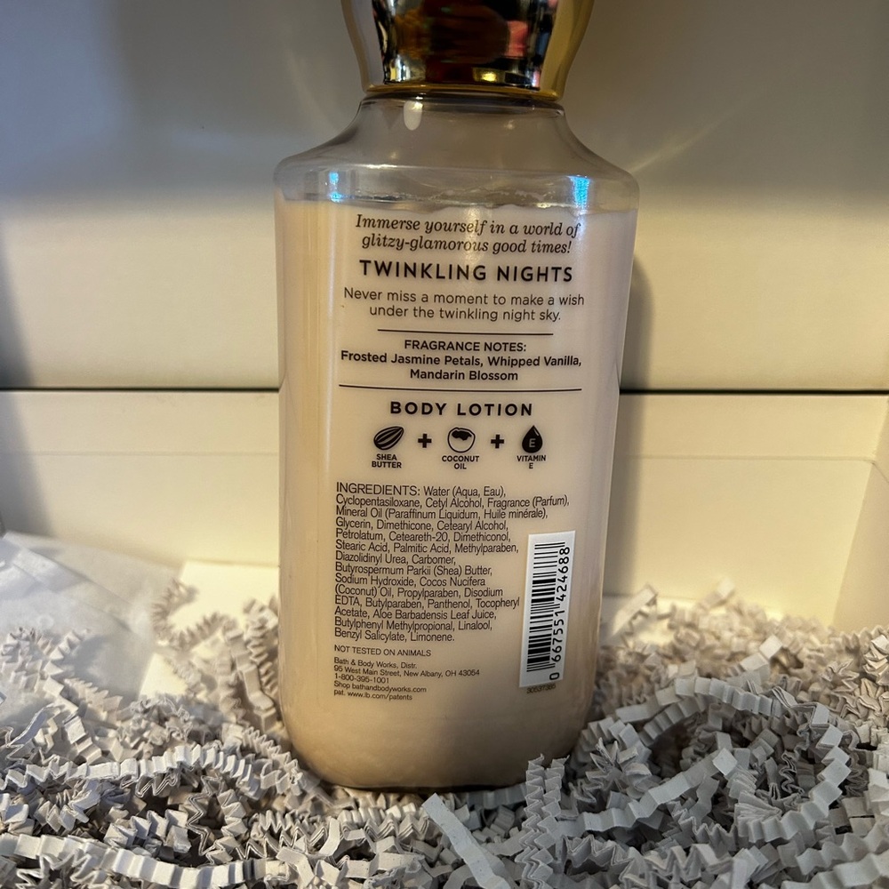 Bath & Body Works Twinkling Nights Body Lotion - Gold, Bronze, Yellow - Picture 2 of 2